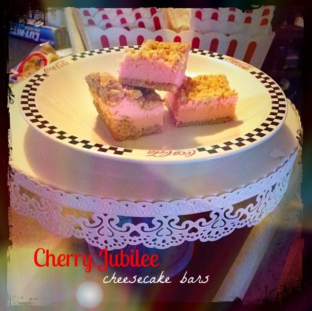 tinks thotful spot Make it Monday!... Cherry Jubilee Cheesecake Bars